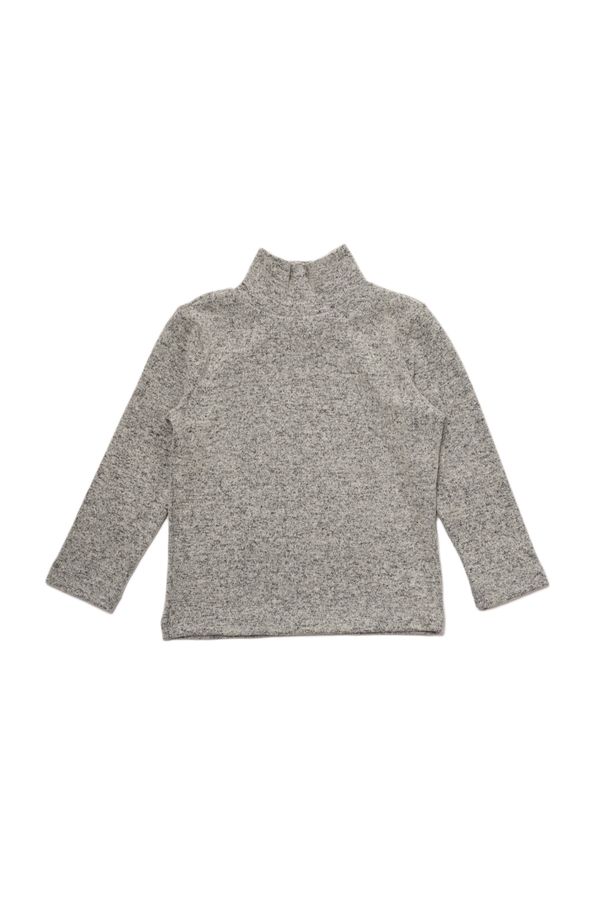 Trendyol Trendyol Gray Recycle Fake Knitwear Girls Knitted Sweatshirt