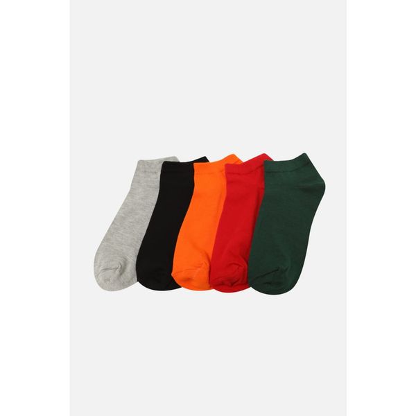 Trendyol Trendyol Multicolor Men's 5-Pack Booties Socks