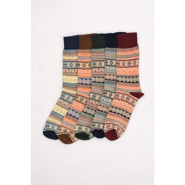 Trendyol Trendyol Multicolor Men's 5-Pack Socks