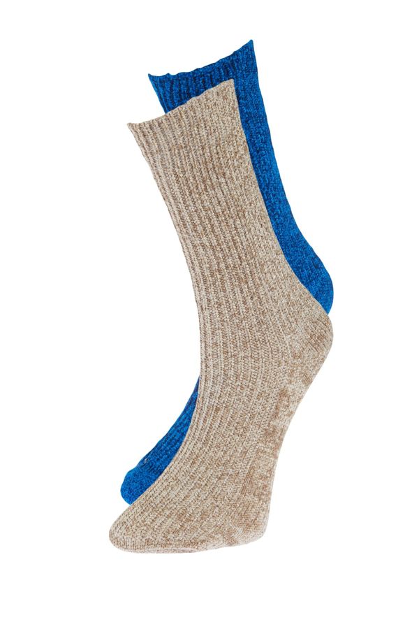 Trendyol Trendyol Navy Blue 2-Pack Knitted Socks