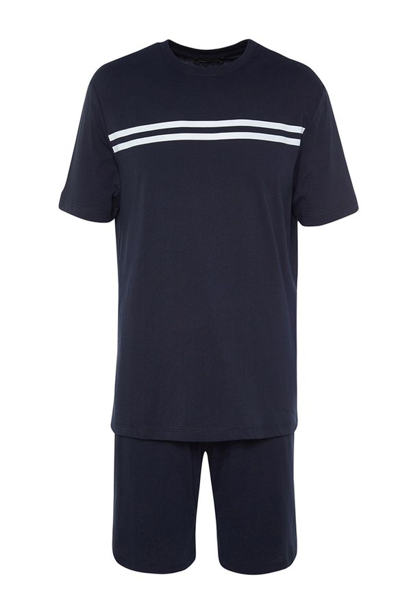 Trendyol Trendyol Pajama Set - Navy blue - Graphic