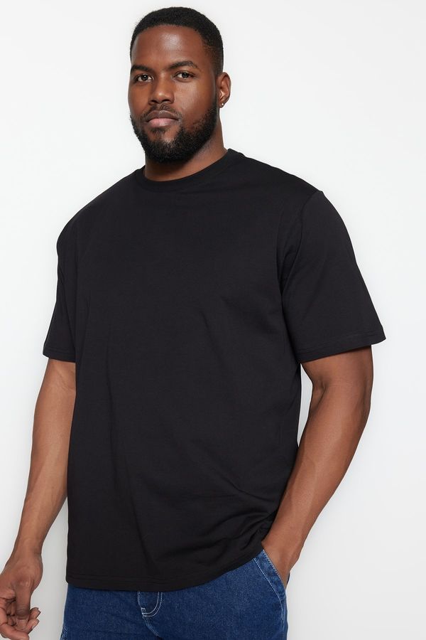 Trendyol Trendyol Plus Size T-Shirt - Black - Regular