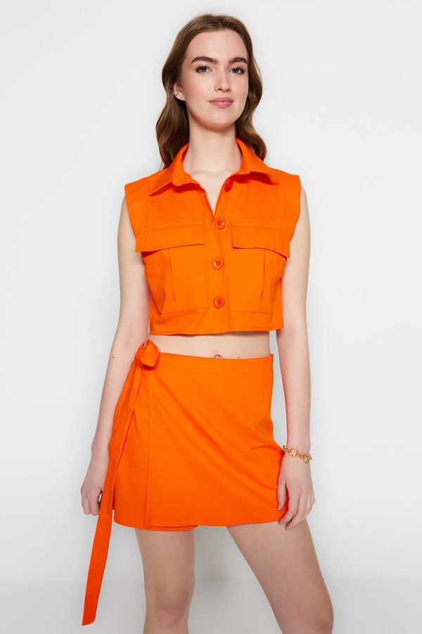 Trendyol Trendyol Shirt - Orange - Regular fit