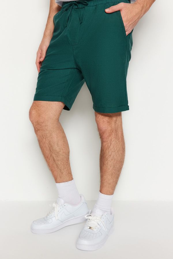 Trendyol Trendyol Shorts - Green - Normal Waist