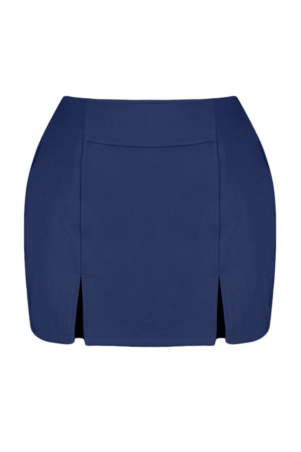 Trendyol Trendyol Shorts - Navy blue - High Waist
