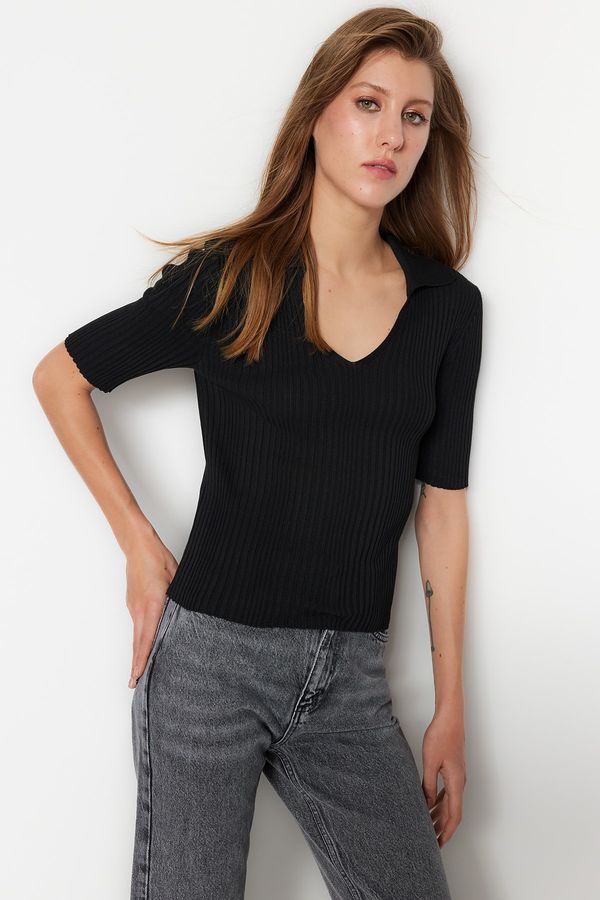 Trendyol Trendyol Sweater - Black - Slim fit