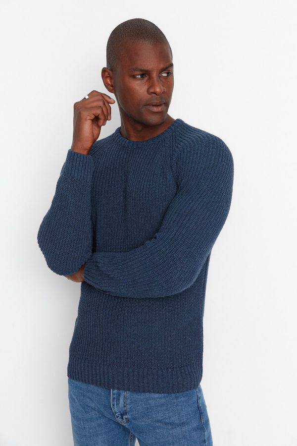 Trendyol Trendyol Sweater - Navy blue - Slim