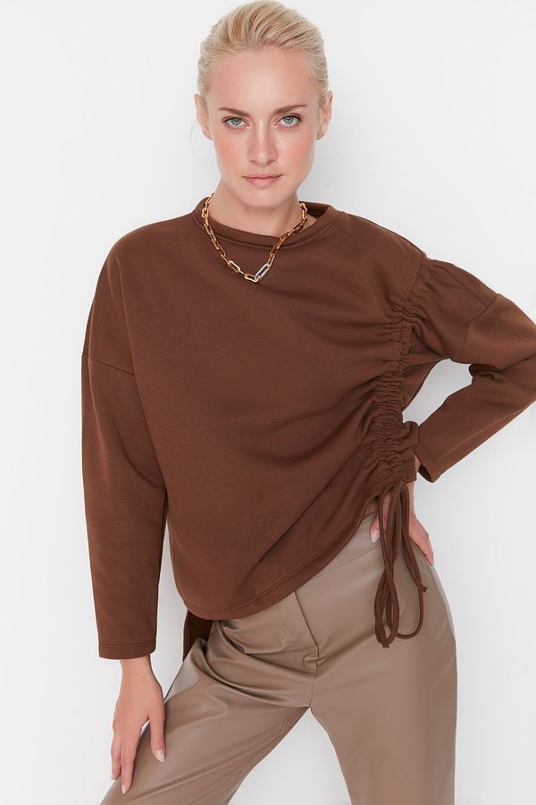 Trendyol Trendyol Sweatshirt - Brown - Regular fit