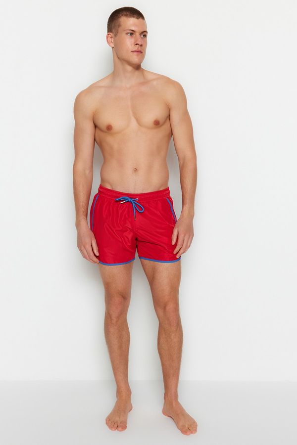 Trendyol Trendyol Swim Shorts - Red - Plain