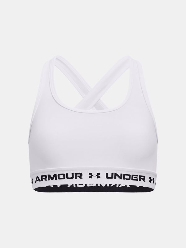 Under Armour Under Armour Bra G Crossback Mid Solid-WHT - Girls