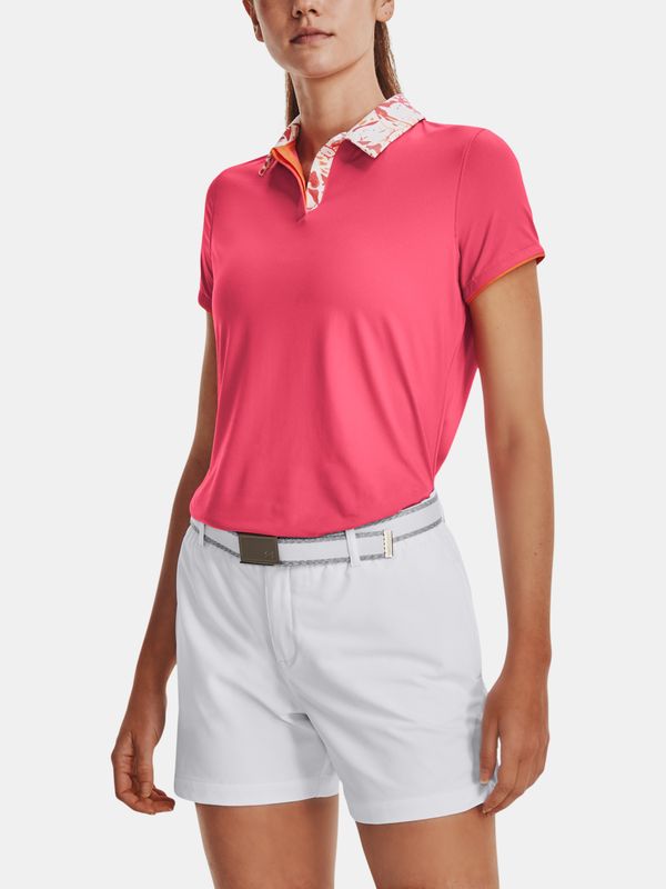 Under Armour Under Armour T-Shirt UA Iso-Chill SS Polo-PNK - Women