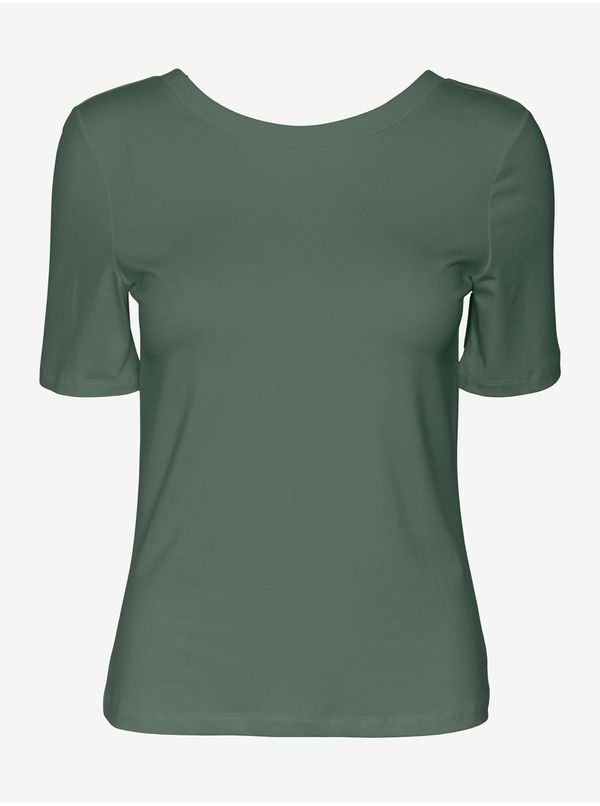 Vero Moda Green basic T-shirt VERO MODA Sienna - Women