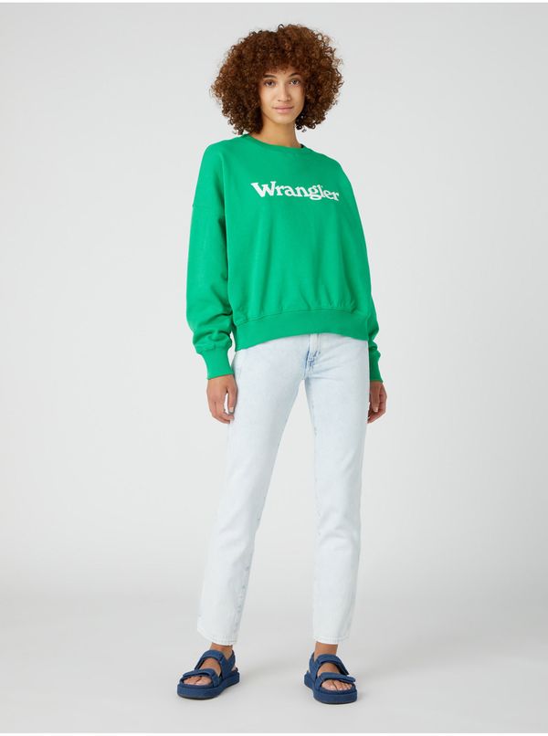 Wrangler Green Womens Wrangler Sweatshirt - Women