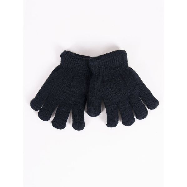Yoclub Yoclub Kids's Boys' Five-Finger Double-Layer Gloves RED-0104C-AA50-001