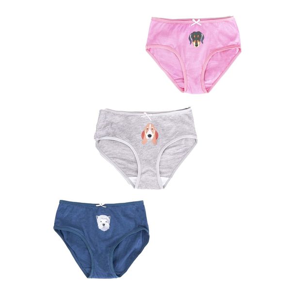 Yoclub Yoclub Kids's Cotton Girls' Briefs Underwear 3-pack BMD-0027G-AA30-002