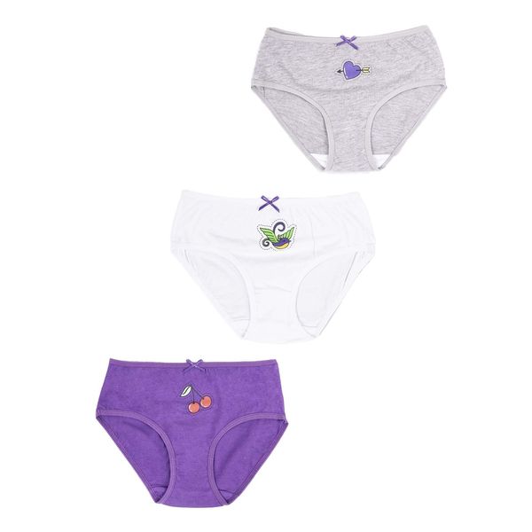 Yoclub Yoclub Kids's Cotton Girls' Briefs Underwear 3-pack BMD-0031G-AA20-002