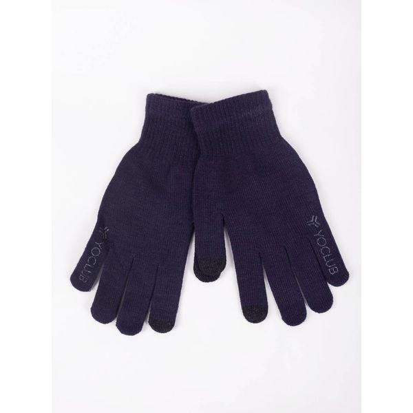 Yoclub Yoclub Man's Men's Touchscreen Gloves RED-0243F-AA5E-005 Navy Blue