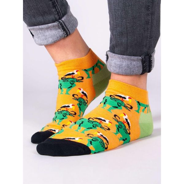 Yoclub Yoclub Unisex's Ankle Funny Cotton Socks Patterns Colours SKS-0086U-B200