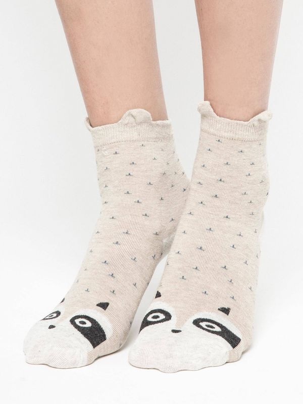 Yups Beige socks Yups dx4085a. R00