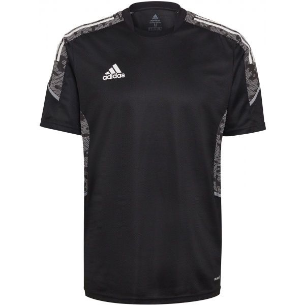 adidas adidas CONDIVO21 TRAINING JERSEY Koszulka piłkarska męska, czarny, rozmiar XL