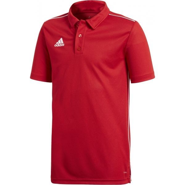 adidas adidas CORE18 POLO Y Koszulka polo chłopięca, czerwony, rozmiar 128