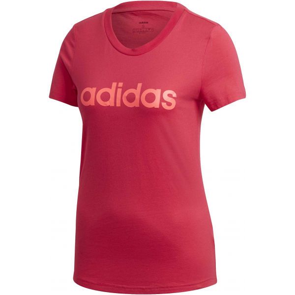 adidas adidas E LIN SLIM TEE Koszulka damska, czerwony, rozmiar XL