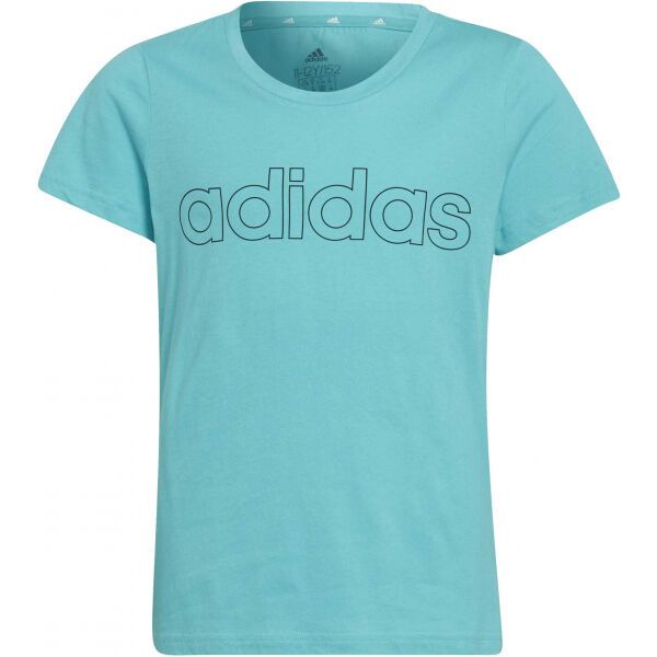 adidas adidas LIN T Koszulka dziewczęca, zielony, rozmiar 140