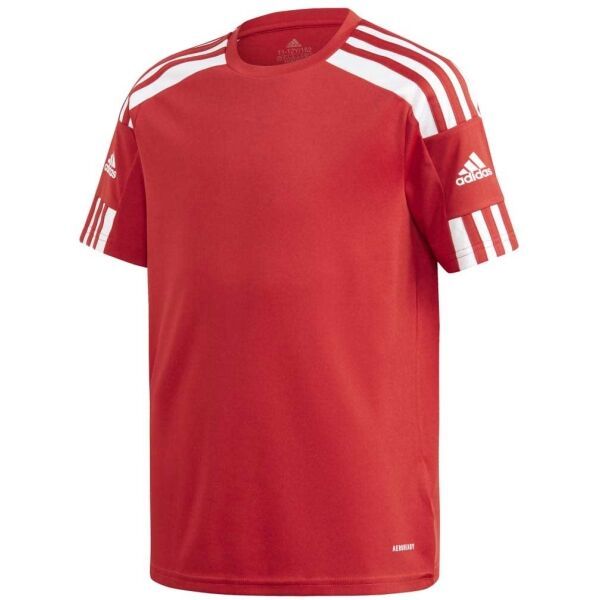 adidas adidas SQUAD 21 JSY Y Koszulka piłkarska chłopięca, czerwony, rozmiar 152