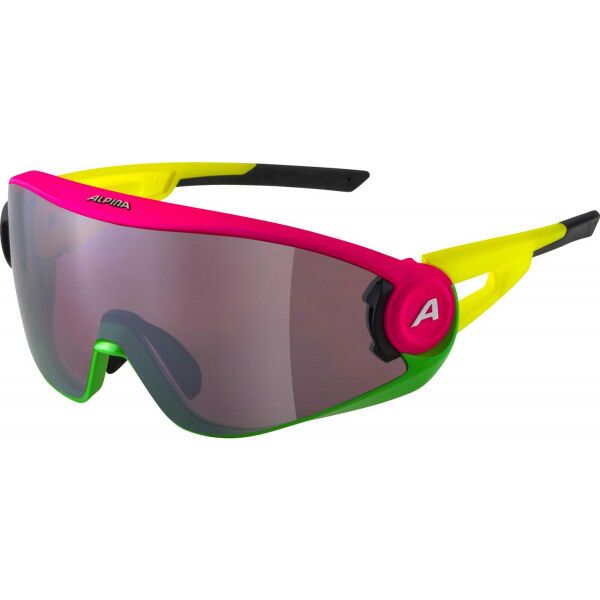 Alpina Sports Alpina Sports 5W1NG Q+CM Okulary przeciwsłoneczne, różowy, rozmiar os