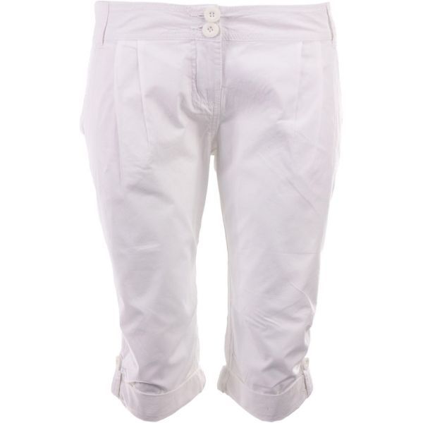 ALPINE PRO ALPINE PRO AMUNA 2 Spodnie 3/4 damskie, biały, rozmiar 34
