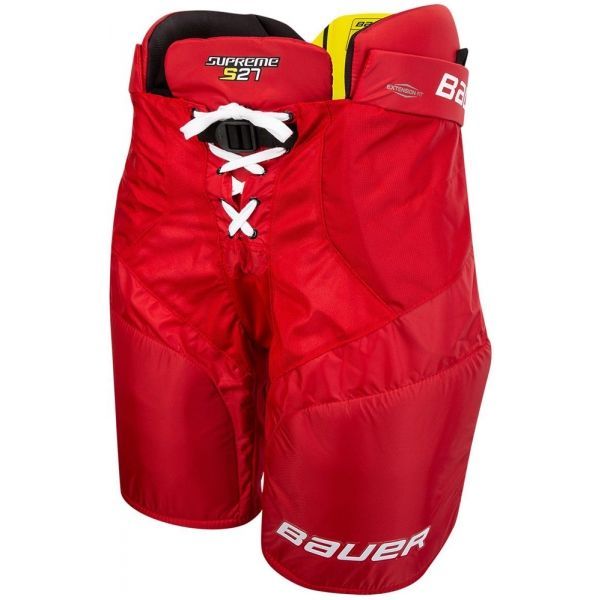 Bauer Bauer SUPREME S27 PANTS SR Spodnie hokejowe, czerwony, rozmiar S