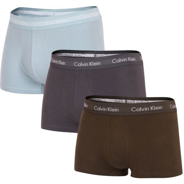 Calvin Klein Calvin Klein 3 PACK LO RISE TRUNK Bokserki męskie, jasnoniebieski, rozmiar XL