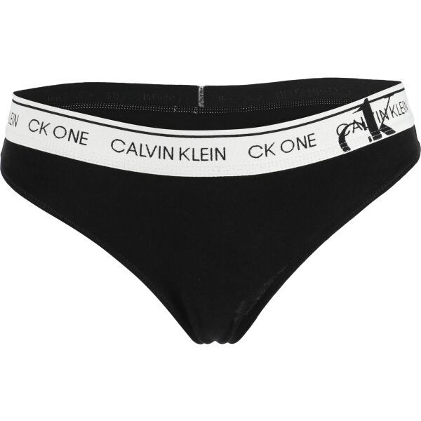Calvin Klein Calvin Klein FADED GLORY-THONG Stringi damskie, czarny, rozmiar XS