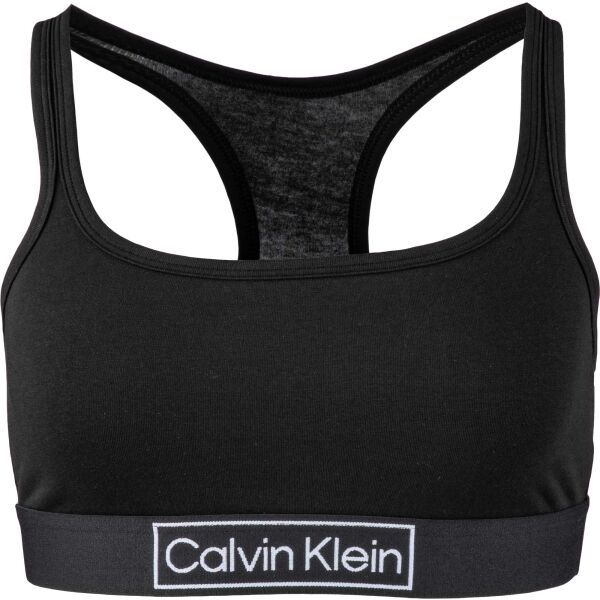 Calvin Klein Calvin Klein REIMAGINED HERITAGE-UNLINED BRALETTE Biustonosz damski, czarny, rozmiar S