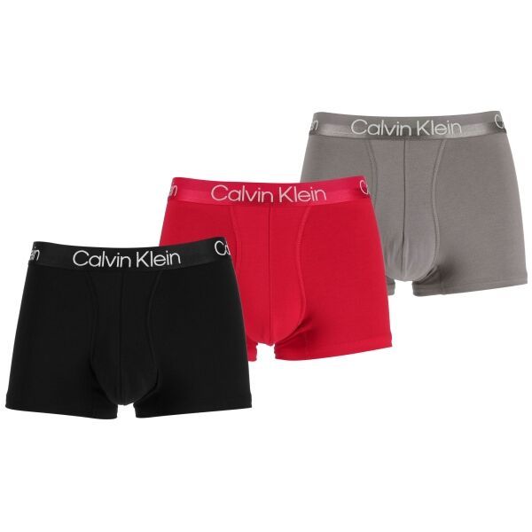 Calvin Klein Calvin Klein TRUNK 3PK Bokserki męskie, czerwony, rozmiar S