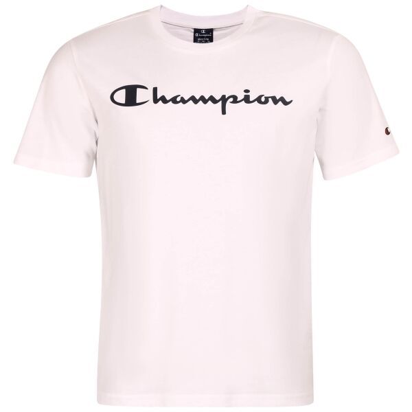 Champion Champion CREWNECK LOGO T-SHIRT Koszulka męska, biały, rozmiar XXL