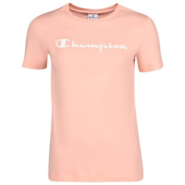 Champion Champion CREWNECK T-SHIRT Koszulka damska, łososiowy, rozmiar S