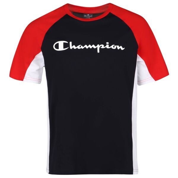 Champion Champion CREWNECK T-SHIRT Koszulka męska, ciemnoniebieski, rozmiar XL