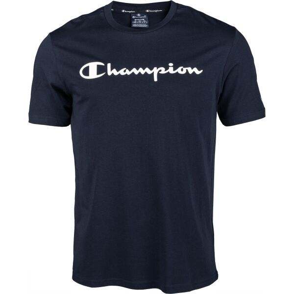 Champion Champion CREWNECK T-SHIRT Koszulka męska, ciemnoniebieski, rozmiar XXL