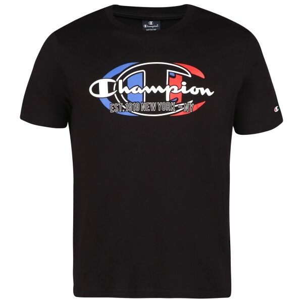 Champion Champion CREWNECK T-SHIRT Koszulka męska, czarny, rozmiar XL