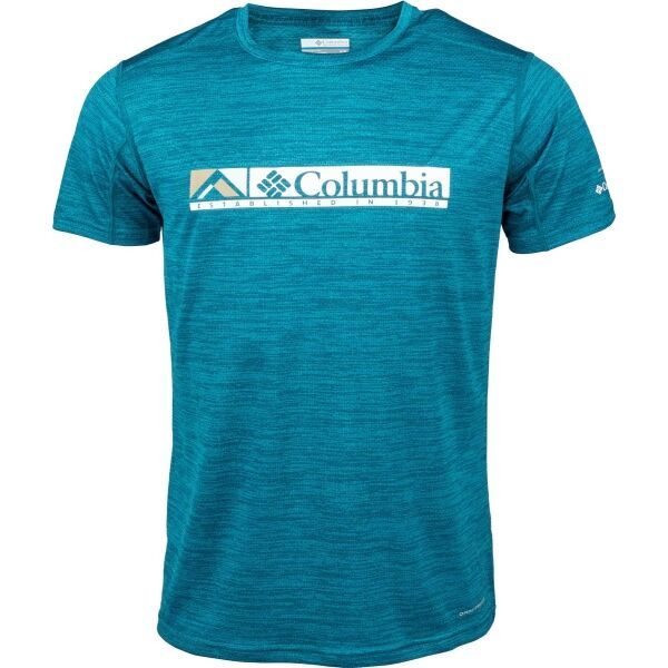 Columbia Columbia ALPINE CHILL ZERO GRAPHIC TEE Koszulka techniczna męska, niebieski, rozmiar S