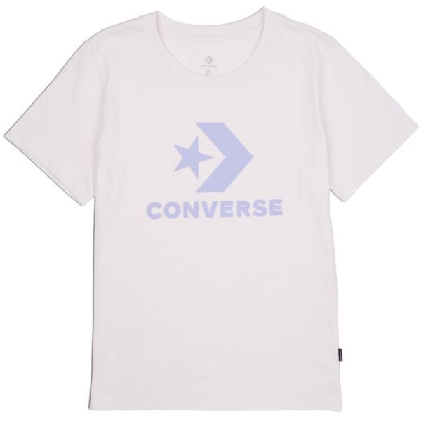 Converse Converse STAR CHEVRON TEE Koszulka damska, biały, rozmiar XS