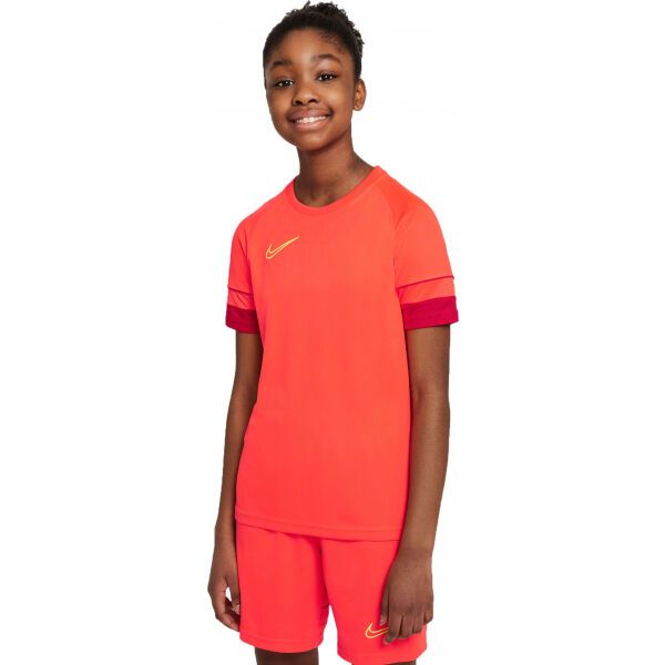 Nike Nike DRI-FIT ACADEMY Koszulka piłkarska chłopięca, czerwony, rozmiar S