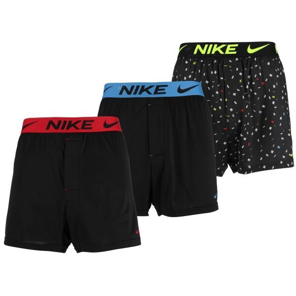 Nike Nike DRI-FIT ESSEN MICRO BOXER 3PK Bokserki męskie, kolorowy, rozmiar L