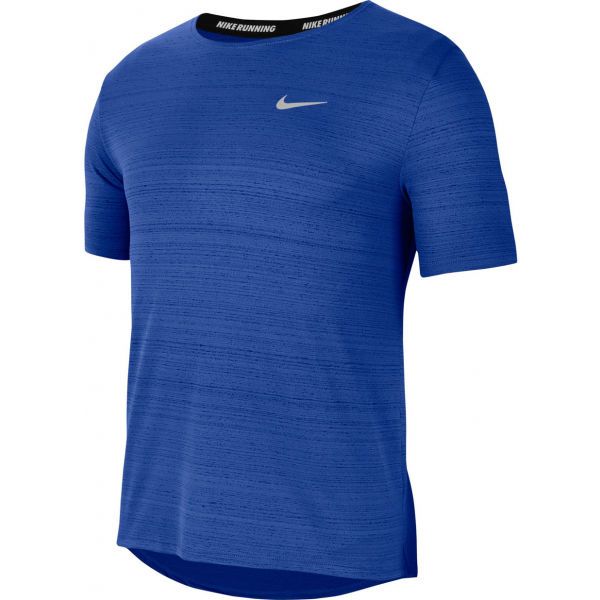 Nike Nike DRI-FIT MILER Koszulka do biegania męska, ciemnoniebieski, rozmiar L