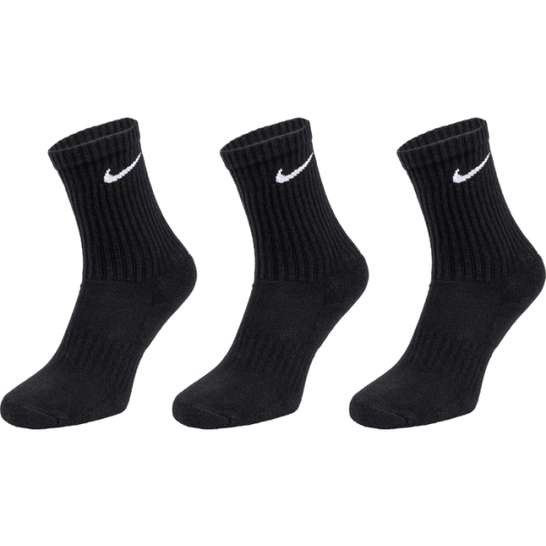 Nike Nike EVERYDAY CUSH CREW 3PR U Skarpety, czarny, rozmiar 34-38