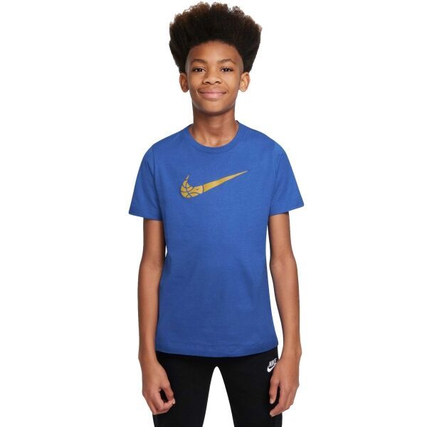 Nike Nike NSW TEE CORE BALL HBR CNT Koszulka chłopięca, niebieski, rozmiar L