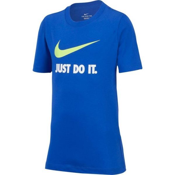 Nike Nike NSW TEE JDI SWOOSH Koszulka chłopięca, niebieski, rozmiar XL