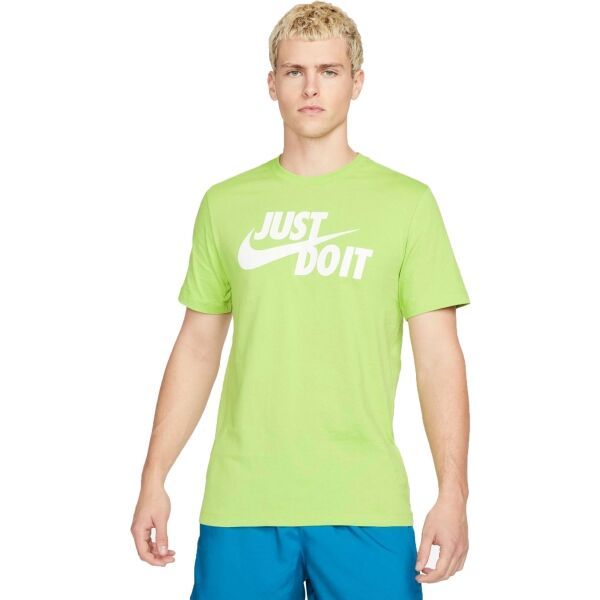 Nike Nike NSW TEE JUST DO IT SWOOSH Koszulka męska, jasnozielony, rozmiar L
