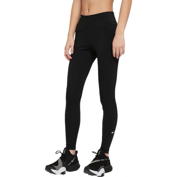 Nike Nike ONE DF MR TGT W Legginsy sportowe damskie, czarny, rozmiar XL